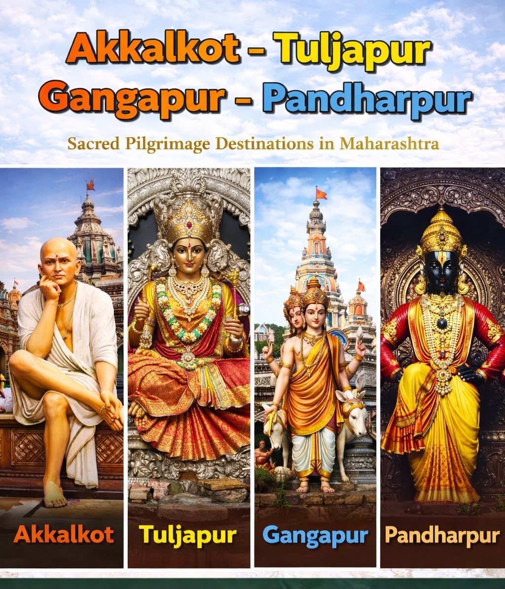 Akkalkot-Tuljapur-Gangapur-Pandharpur